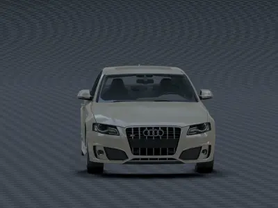 Audi - S4 Low-poly 3D model