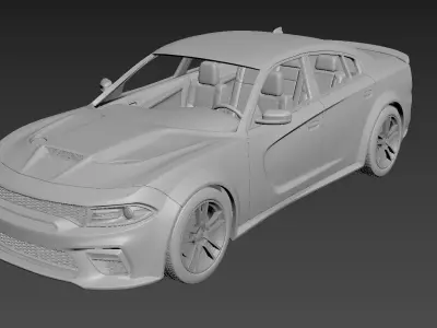 Dodge Charger SRT 2020  3D print model