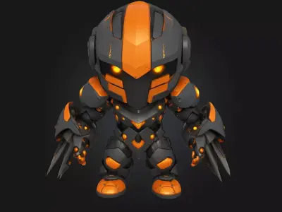 Shadow Sentinel  Guardian of the Night 3D print model