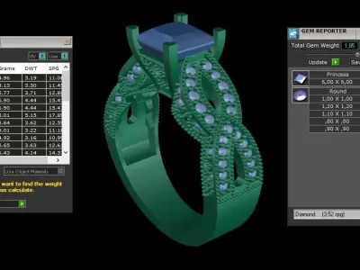 ring code 102 3D print model