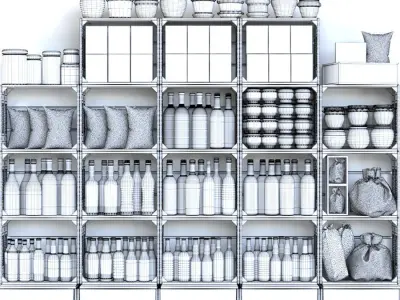 StoreShelf grocery store 3D model