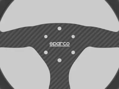 Sparco Carbon 385 Low-poly 3D model