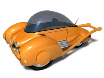 Small car 3D model