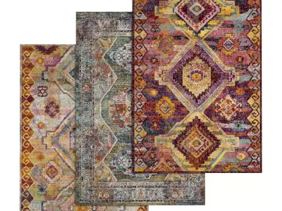 Rug Set 452 3D model