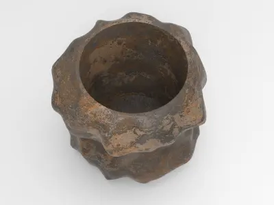 Nou Vase Low-poly 3D model