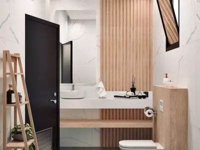 new bathroom 3D model for sketchup  3D model