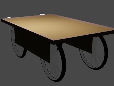 Indian Cart 3D model