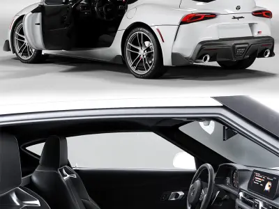 Toyota Supra GR 2020 3D model