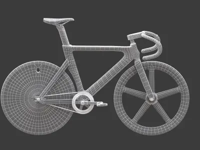 Dolan DF4 Carbon Track Bike 3D model
