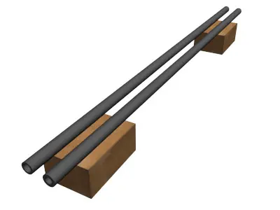 1 4in Pipe 3D model