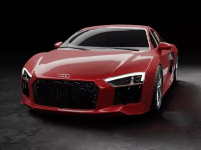 Audi R8 V10 3D model