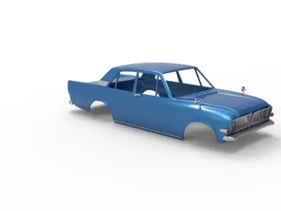 1962 zephyr rc body shell 3D print model