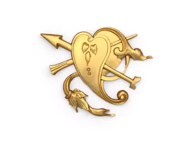 Classic carved decor ornament 485 3D print model