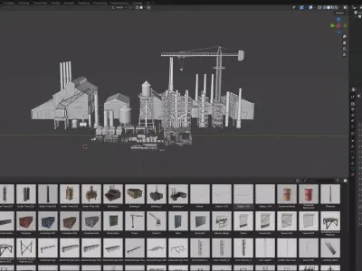 Foundry Industrial Asset Pack 3D model