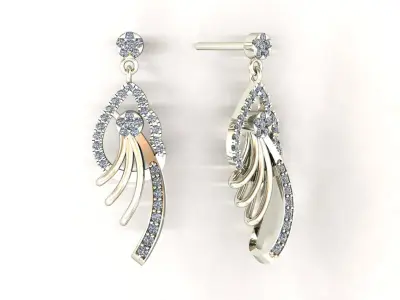 Hoop earrings  for 3d print 3D print model