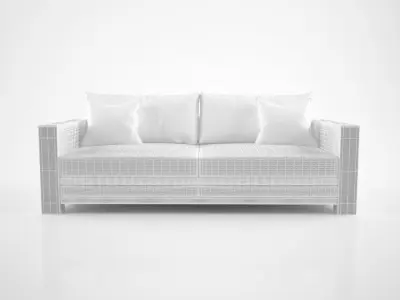 Hughes Chevalier Charleston Sofa 3D model