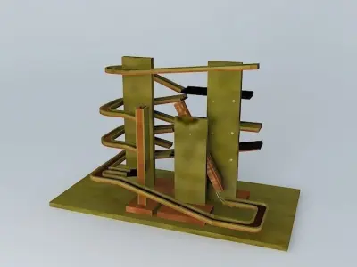 Balls clock 3D model