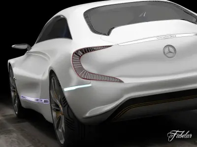 Mercedes Concept pack 2 3D model
