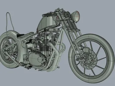 chopper  motor 3D model