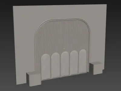 Decorative V42 Wall Panels 3D model