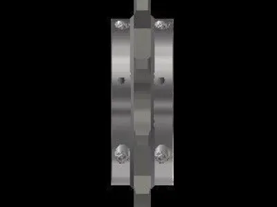 Sprocket 315mm Pitch Reclaimer Chain 3D print model