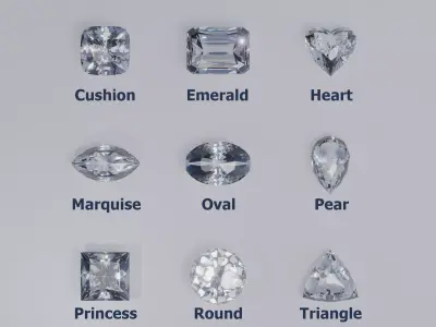 Diamond Collection Ideal Cut 3D model