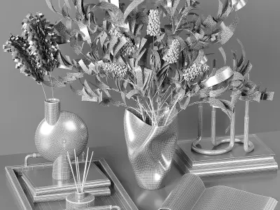 decorative set26 3D model purchase