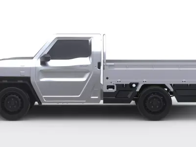 Toyota Hilux Champ 2024 no Interior  3D model