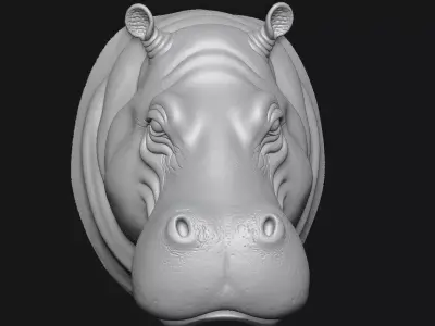 Hippopotamus 3D print model