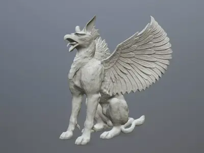Statue Creature 3D print model