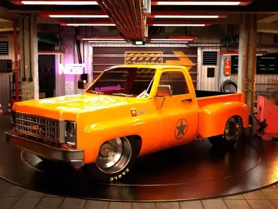 Racing Chevrolet Custom 3D model