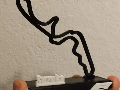 F1 Circuit Suzuka 3D print model