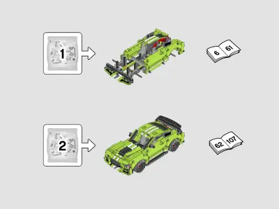 TwindBricks3D - 42138 Ford Mustang Shelby GT500 3D print model