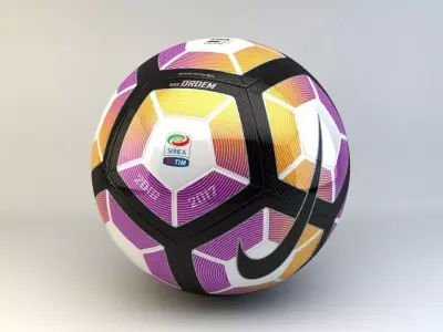 Nike ORDEM 4 Serie A CALCIO Official match ball 3D model