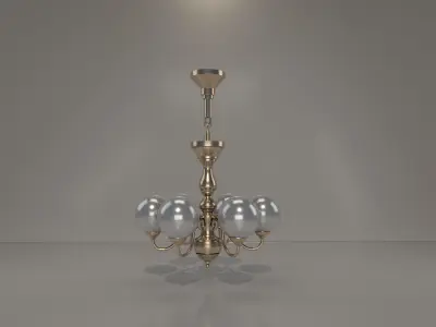 ceiling  light Low-poly 3D model