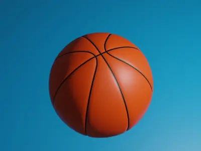 basket ball Free low-poly 3D model