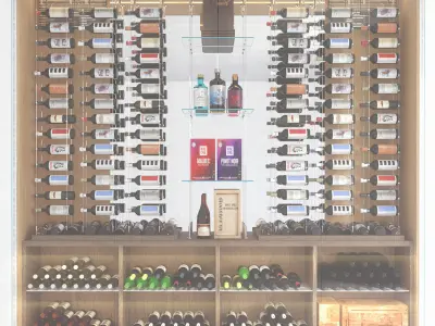 Wine Cabinet 3 3D model