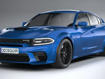 Dodge Charger SRT Hellcat Widebody 2020 3D model