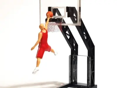 Figure Asrul Basketball Dunk 1-64 Scale 3D print model