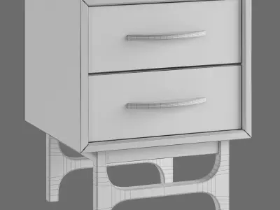 La Redoute Interieurs Bedside Tables Set 5 3D model