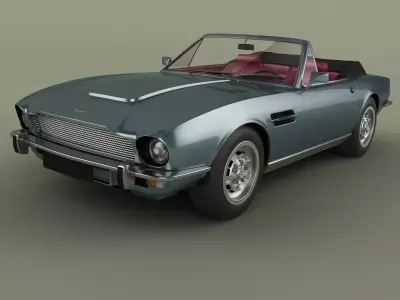 Aston Martin V8 Vantage Volante 3D model