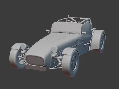 Caterham Academy-2019 model sports vehicle 3D model