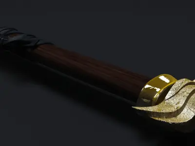 Yone s blades from League of Legends 3D model