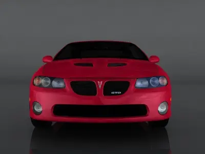 Pontiac GTO 2006  Low-poly 3D model