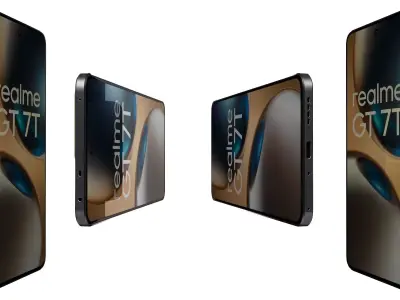 Realme GT 7T Racing Yellow High Poly 3D model