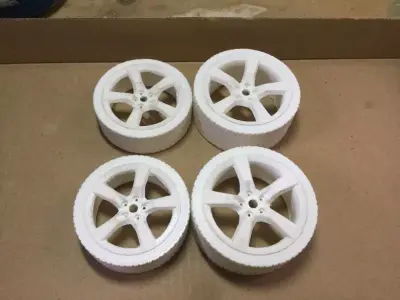 Rims tires and brakes pack 3D print model