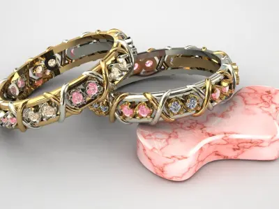 Tiffany ring 3DModel  3D print model