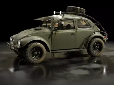 Off Road beetle 3D model