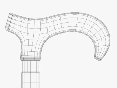 Walking Cane 3D model