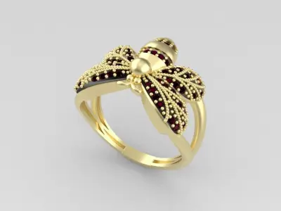 bee ring  3D print model